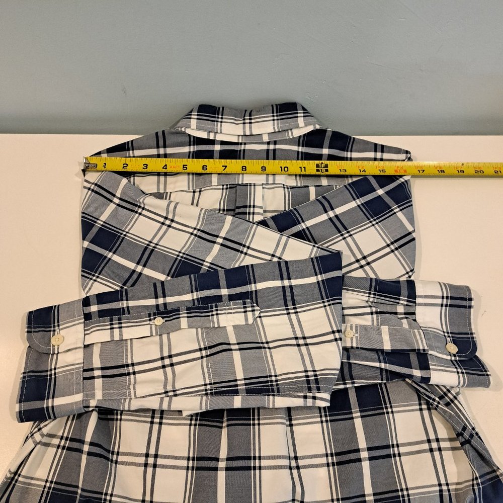 Abercrombie & Fitch Men's Muscle Large Long Sleeve Button Down Plaid Shirt - Picture 14 of 14